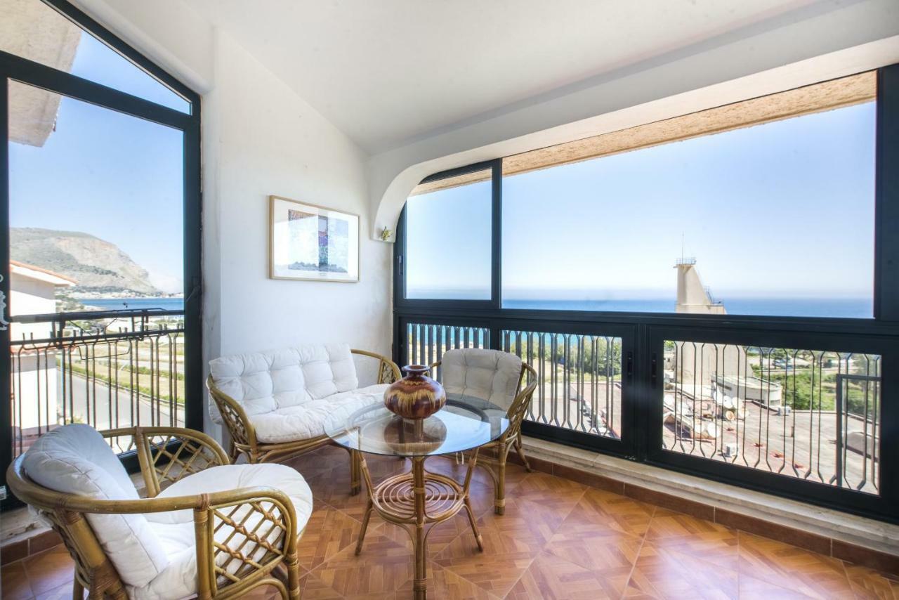 פלרמו Casa Con Terrazza Sul Mare All'Addaura מראה חיצוני תמונה